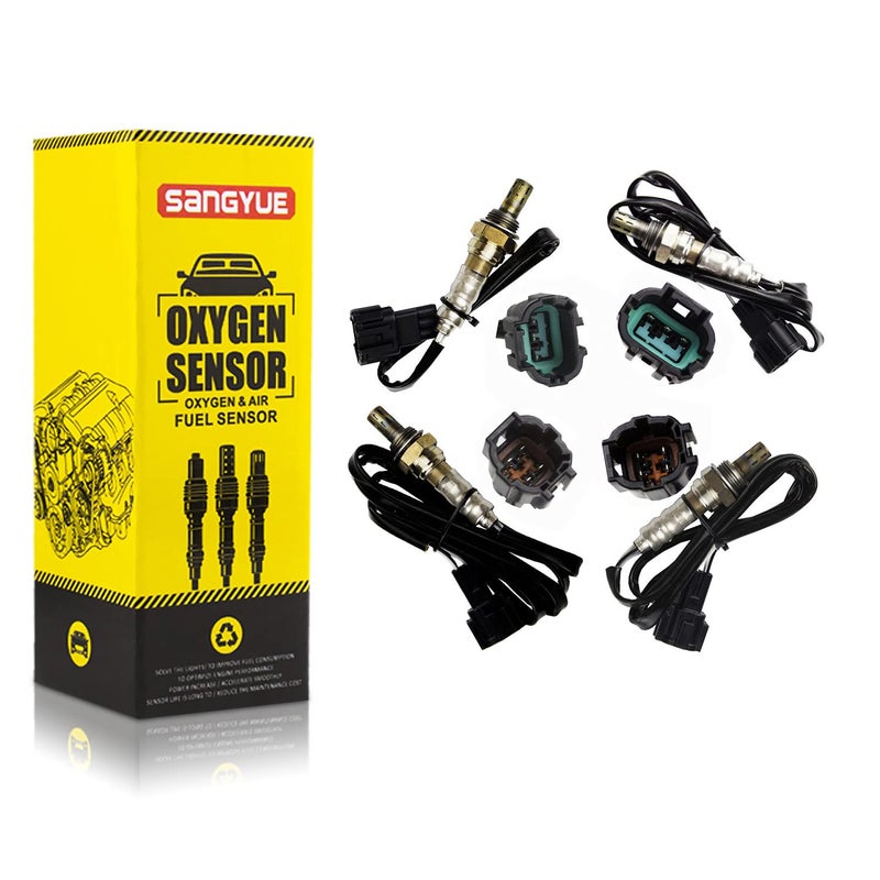 Sangyue 4 Oxygen Sensor for 2004 Nissan Frontier Xterra 3.3L Upstream + Downstream - Image 1